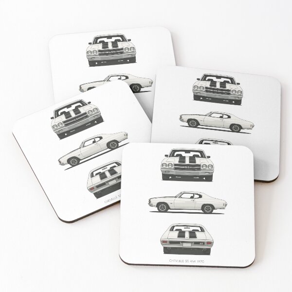 Item preview, 1970 Chevelle SS 454 LS6 – Classic Muscle Car Triple-View  designed and sold by TheArtOfCar.