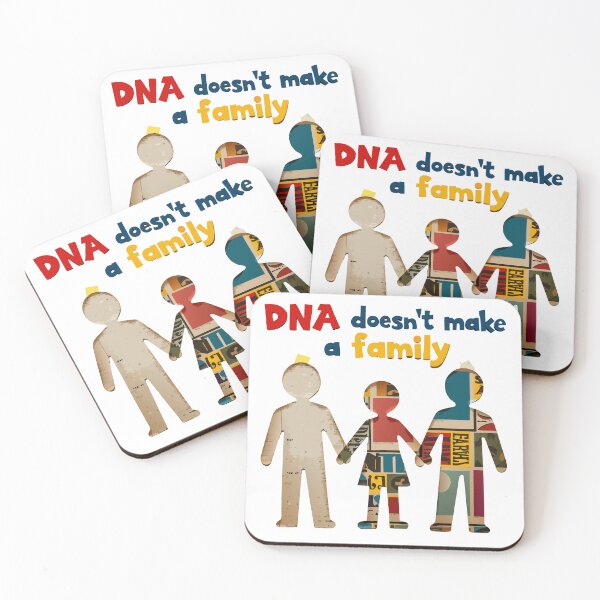 Item preview, DNA Doesn’t Make a Family – love transcends blood designed and sold by pixelated_echoes.