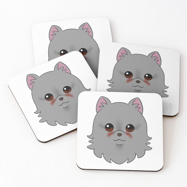 Item preview, Grey Pomeranian Tear Stains designed and sold by OliRoseArt.