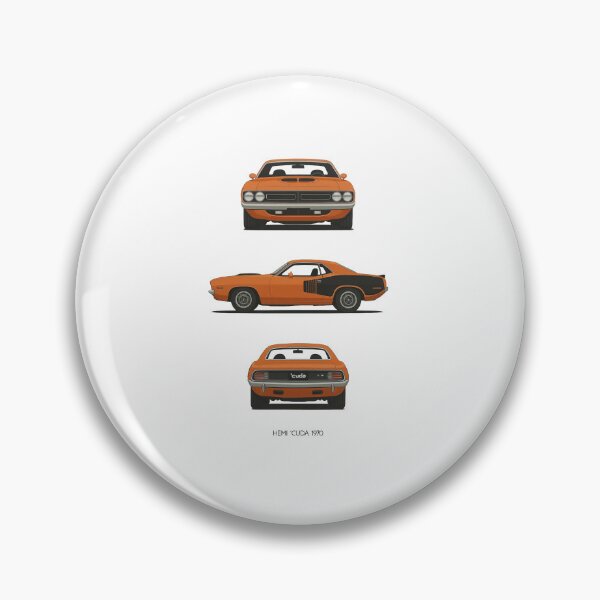 Item preview, 1970 Hemi ‘Cuda – Classic Mopar Muscle Triple-View  designed and sold by TheArtOfCar.
