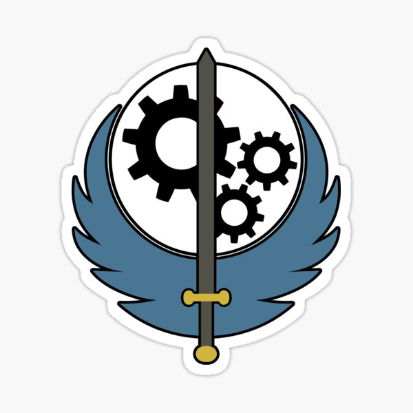 Vista previa del artículo con la obra «Logotipo de la Hermandad del Acero», diseñado y vendido por roboticbeats47.