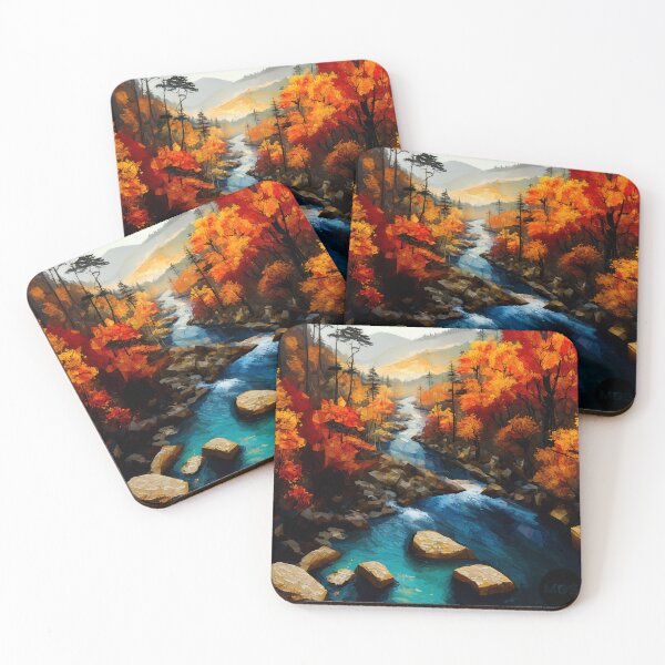 Item preview, Golden Valley River designed and sold by Midnight Daze Studio.