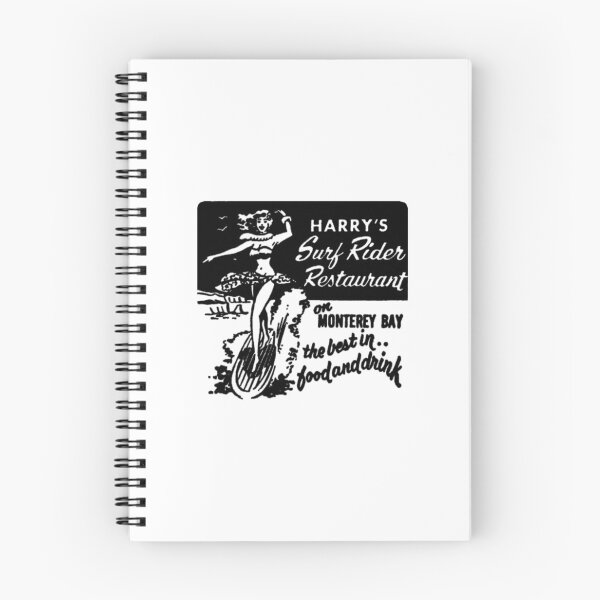Item preview, Vintage Harry's Surf Rider Restaurant - Monterey Bay, California designed and sold by QuayTradingCo.