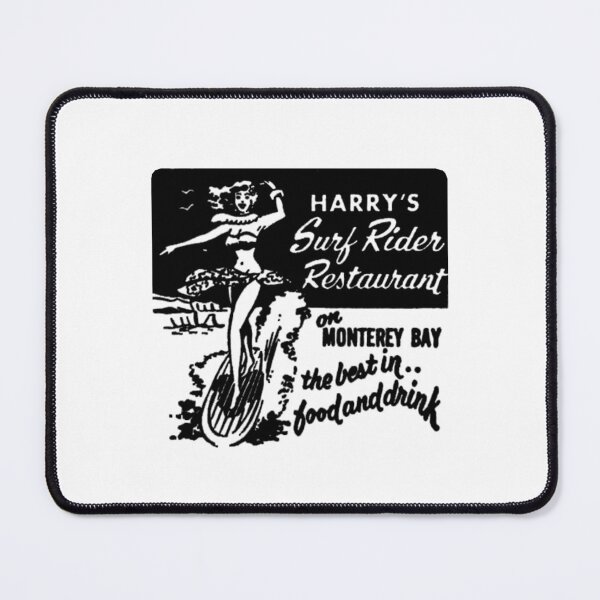 Item preview, Vintage Harry's Surf Rider Restaurant - Monterey Bay, California designed and sold by QuayTradingCo.