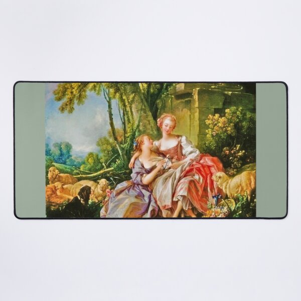 Item preview, The Love Letter, 1750 by François Boucher (made more vibrant) designed and sold by CristalleLisa.