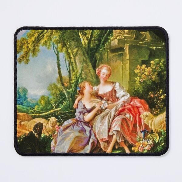 Item preview, The Love Letter, 1750 by François Boucher (made more vibrant) designed and sold by CristalleLisa.