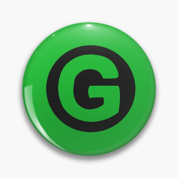 Item preview, letter g green designed and sold by ZiphGames.