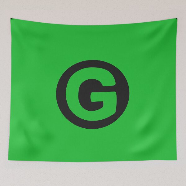 Item preview, letter g green designed and sold by ZiphGames.
