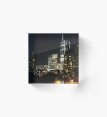 Manhattan, #Manhattan, New York, #NewYork, NYC, #NYC, New York City, #NewYorkCity Acrylic Block