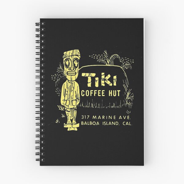 Item preview, Vintage Tiki Coffee Hut - Balboa Island, California designed and sold by QuayTradingCo.
