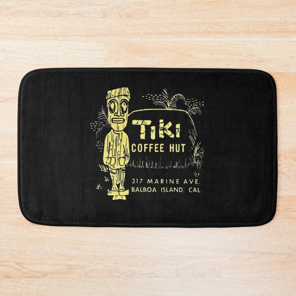 Item preview, Vintage Tiki Coffee Hut - Balboa Island, California designed and sold by QuayTradingCo.