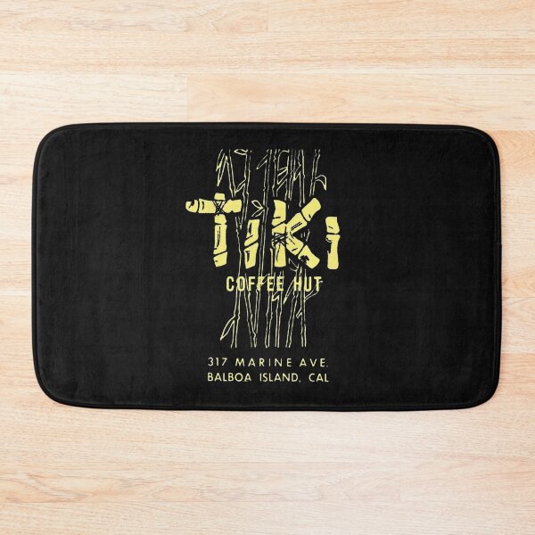 Item preview, Vintage Tiki Coffee Hut - Balboa Island, California designed and sold by QuayTradingCo.