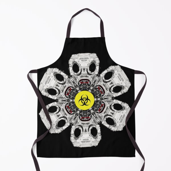 Item preview, kaleidoscope of gas masks biohazard designed and sold by Cyberomiz.