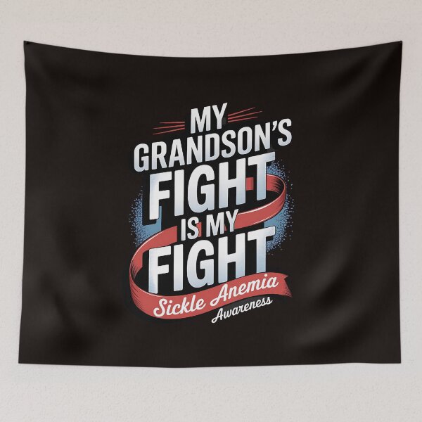 Item preview, My Grandson's Fight Is My Fight Sickle Cell Anemia Awareness designed and sold by MAKOPOKOShop.