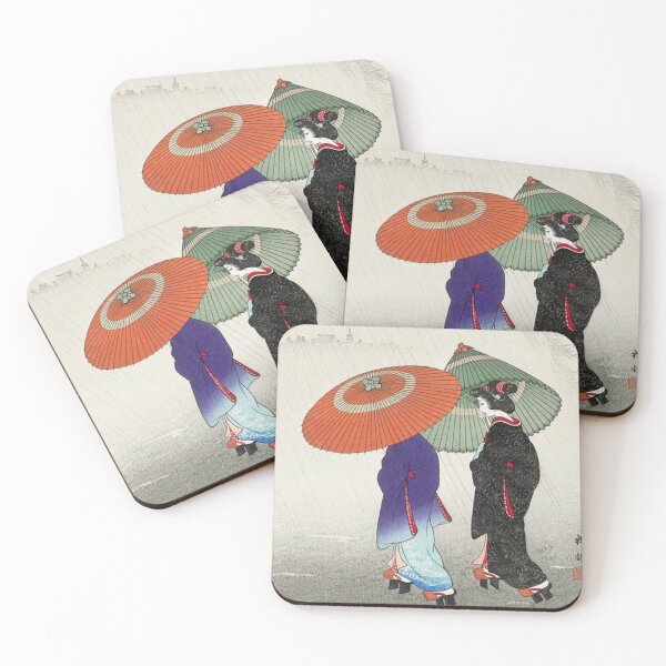 Item preview, Two women in the rain (1925 - 1936) by Ohara Koson  designed and sold by CristalleLisa.