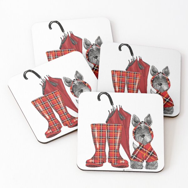 Item preview, Scottie goes for walk designed and sold by Hairball-Studio.