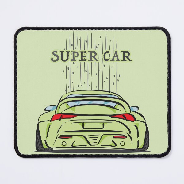 Item preview, Pistachio Speedster – Sleek Sports Car Silhouette designed and sold by Way-Of-Art.