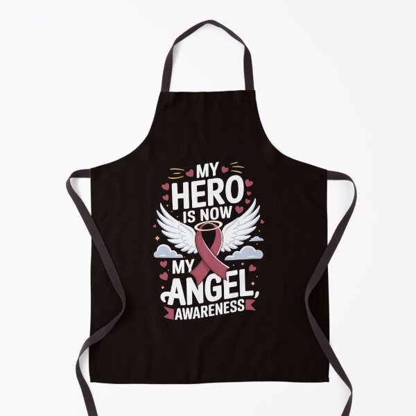 Item preview, My Hero Is Now My Angel Sickle Cell Anemia Burgundy Ribbon designed and sold by MAKOPOKOShop.