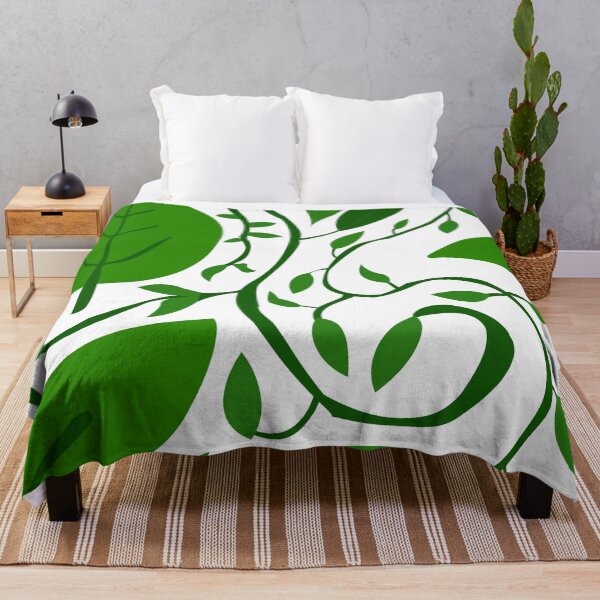 Item preview, Creeper | green leaves | nature print designed and sold by dfly-creations.