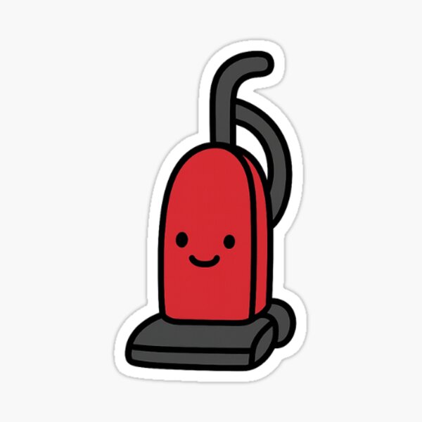 Item preview, Tiny Vacuum Cleaner Doodle - Cute Vibes designed and sold by shame doodle.
