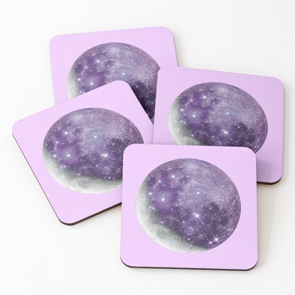 Item preview, Crescent and full moon - purple designed and sold by mgro-art.
