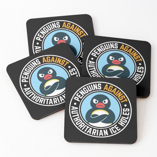 Item preview, Penguins Against Authoritarian Ice Holes designed and sold by MO DESIGNS.