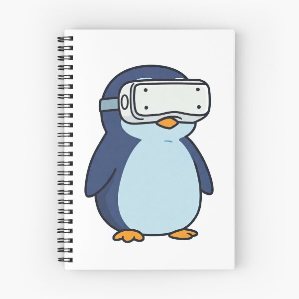 Item preview, penguins wearing virtual reality designed and sold by ThirtyNumber.