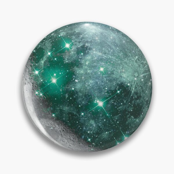Item preview, Crescent and full moon - green designed and sold by mgro-art.