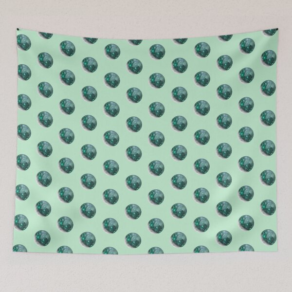 Item preview, Crescent and full moon - green designed and sold by mgro-art.
