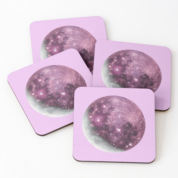 Item preview, Crescent and full moon - pink designed and sold by mgro-art.