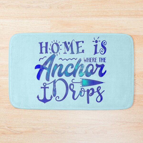 Item preview, Home is where the Anchor Drops. (darker version) T-Shirt designed and sold by CristalleLisa.
