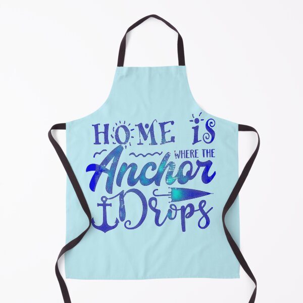 Item preview, Home is where the Anchor Drops. (darker version) T-Shirt designed and sold by CristalleLisa.
