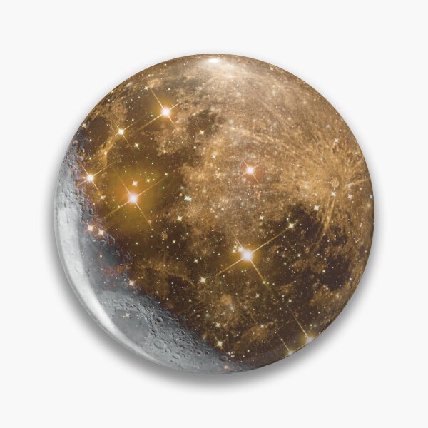 Item preview, Crescent and full moon - gold designed and sold by mgro-art.