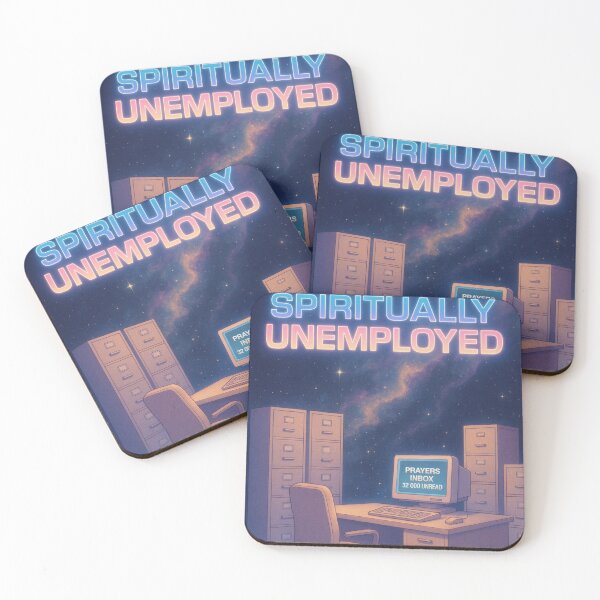 Item preview, SPIRITUALLY UNEMPLOYED — COSMIC OFFICE EDITION designed and sold by ac3iongDcreator.