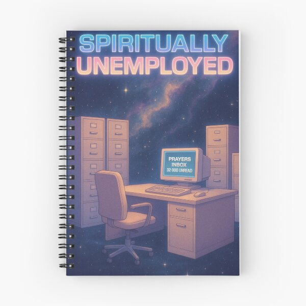 Item preview, SPIRITUALLY UNEMPLOYED — COSMIC OFFICE EDITION designed and sold by ac3iongDcreator.