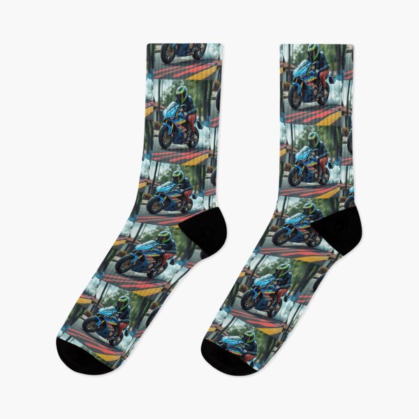 Item preview, Sportbike Burnout Motorcycle Graphic Colorful Motorbike designed and sold by Moto Graphix.