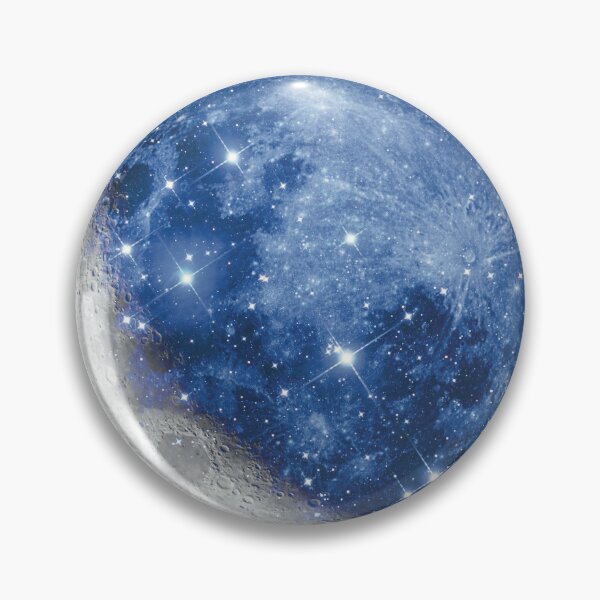 Item preview, Crescent and full moon - blue designed and sold by mgro-art.