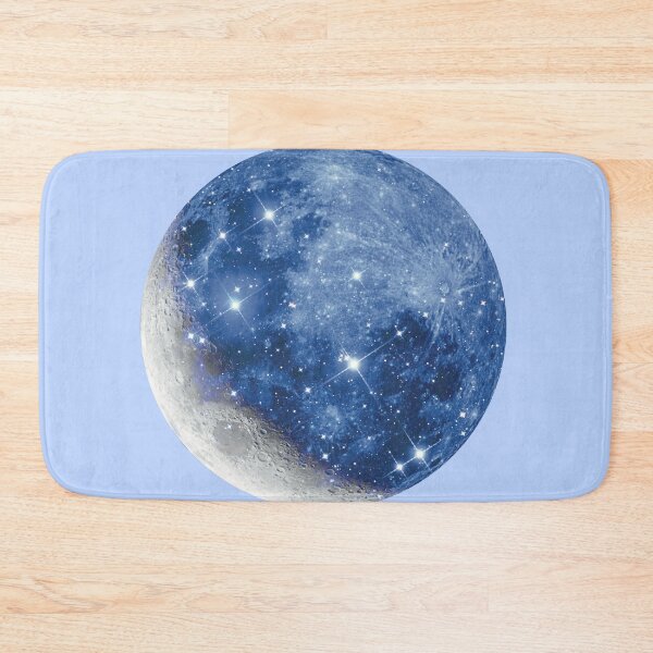Item preview, Crescent and full moon - blue designed and sold by mgro-art.