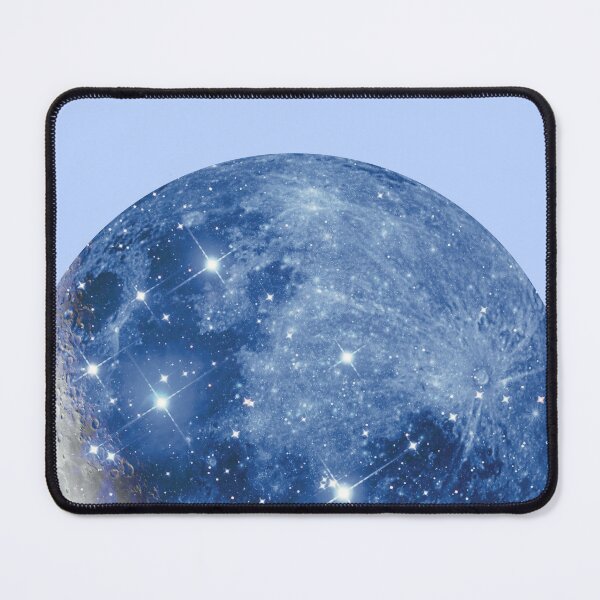 Item preview, Crescent and full moon - blue designed and sold by mgro-art.