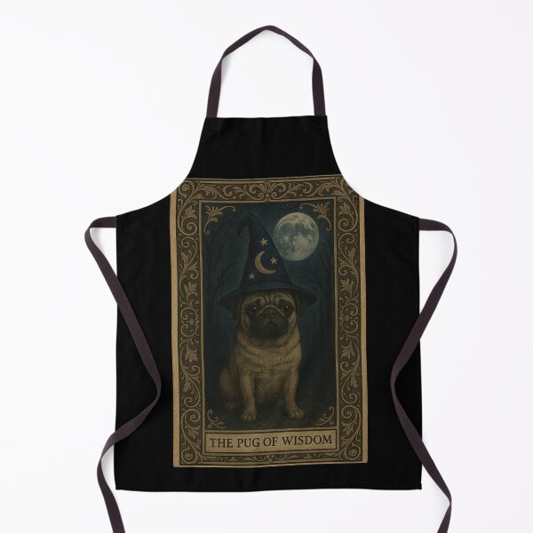 Item preview, Pug of Wisdom Tarot Card designed and sold by Bondrewd1.
