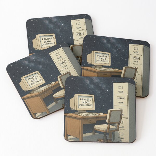 Item preview, SPIRITUALLY UNEMPLOYED — COSMIC OFFICE EDITION designed and sold by ac3iongDcreator.