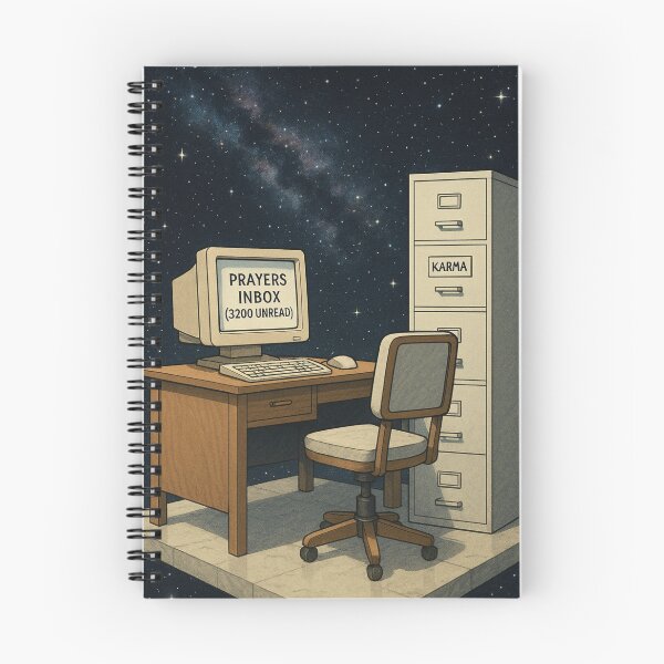 Item preview, SPIRITUALLY UNEMPLOYED — COSMIC OFFICE EDITION designed and sold by ac3iongDcreator.