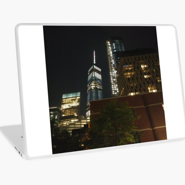 Manhattan, #Manhattan, New York, #NewYork, NYC, #NYC, New York City, #NewYorkCity Laptop Skin