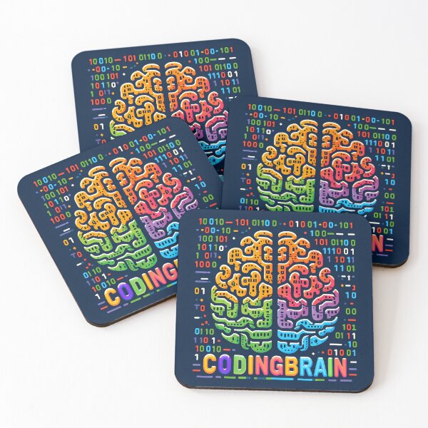 Item preview, Coding Brain, typography designed and sold by maxmaj.