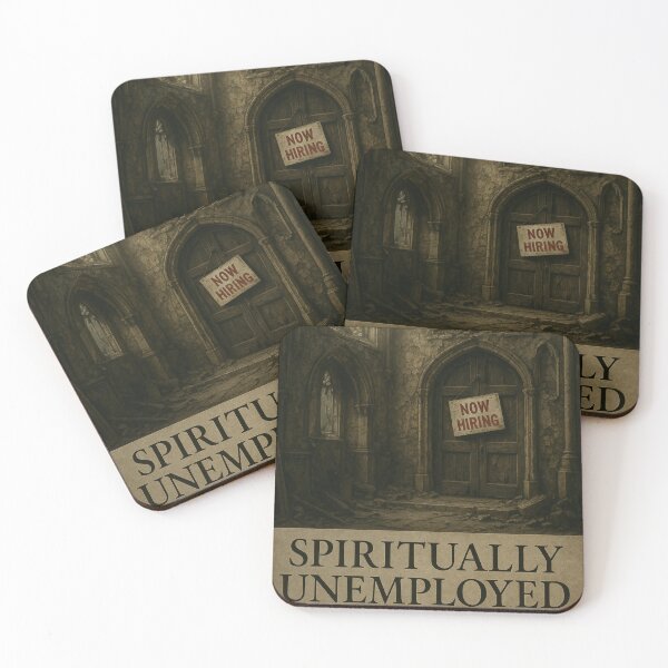 Item preview, SPIRITUALLY UNEMPLOYED — GOTHIC “NOW HIRING” POSTER designed and sold by ac3iongDcreator.