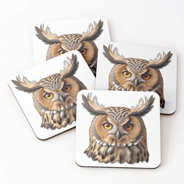 Item preview, OWL HEAD (WHITE) designed and sold by Marlon Oseguera.