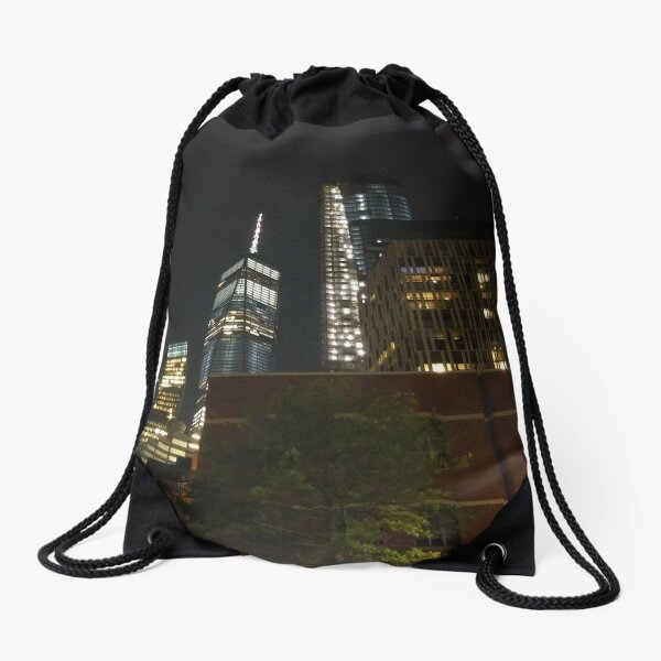 Manhattan, #Manhattan, New York, #NewYork, NYC, #NYC, New York City, #NewYorkCity Drawstring Bag