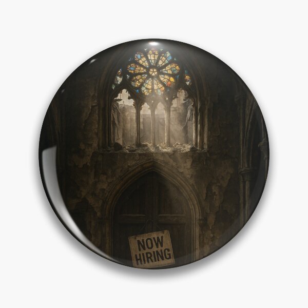 Item preview, SPIRITUALLY UNEMPLOYED — GOTHIC “NOW HIRING” POSTER 2 designed and sold by ac3iongDcreator.