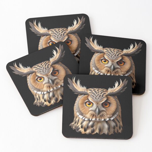 Item preview, OWL HEAD (WHITE) designed and sold by Marlon Oseguera.