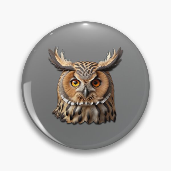 Item preview, OWL HEAD (#808080) designed and sold by Marlon Oseguera.